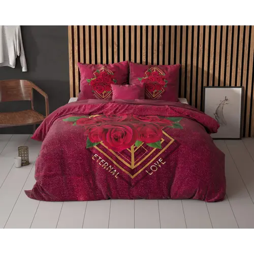 Sleeptime Dekbedovertrek Eternal love Rood