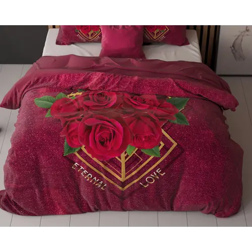 Sleeptime Dekbedovertrek Eternal love Rood