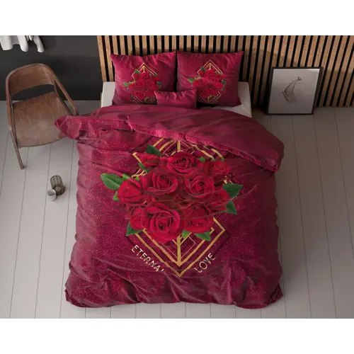 Sleeptime Dekbedovertrek Eternal love Rood