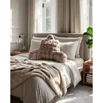 Primaviera DeLuxe Bedrest Pompom Taupe 34 x 50