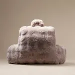 Primaviera DeLuxe Bedrest Pompom Taupe 34 x 50