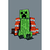 Minecraft Fleece deken Creeper - 110 x 140 cm - Polyester
