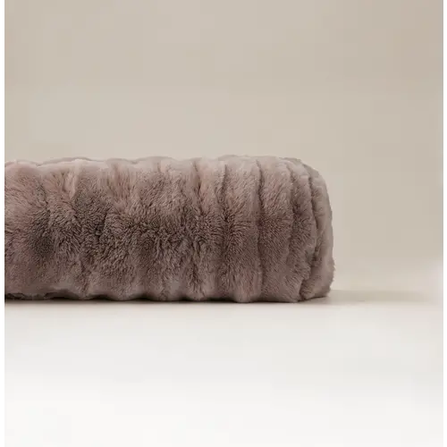 Primaviera DeLuxe Bodypillow Pompom Taupe 140 x 20