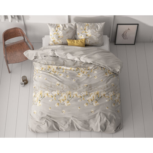 Sleeptime Dekbedovertrek Summer flower Zand