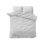 Sleeptime Dekbedovertrek Check it Grijs