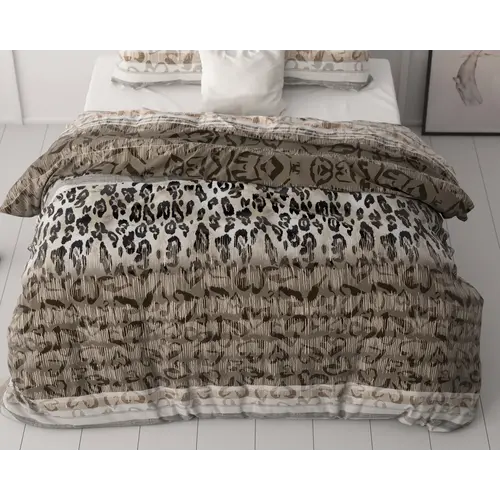 Sleeptime DekbedovertrekTiger leopard Taupe