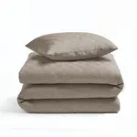 Sleeptime Dekbedovertrek Delight Groen Milano 3D Taupe/Grijs
