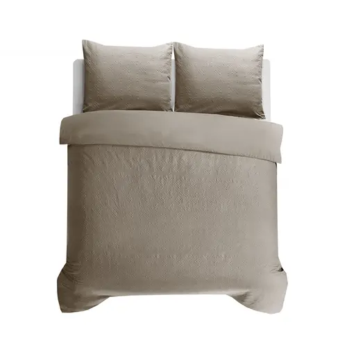 Sleeptime Dekbedovertrek Delight Groen Milano 3D Taupe/Grijs