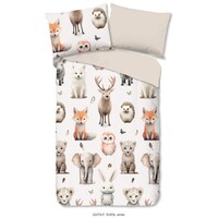 Good morning Dekbedovertrek Sven flanel kids nr.32079 wit