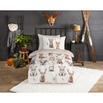 Good morning Dekbedovertrek Sven flanel kids nr.32079 wit