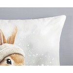 Good morning Dekbedovertrek Idun 140x220 flanel kids nr.33336 grijs