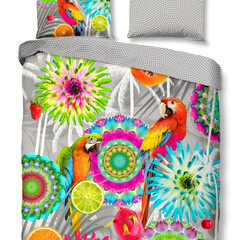 HIP Dekbedovertrek Kjenta katoen-satijn no.6797 multi