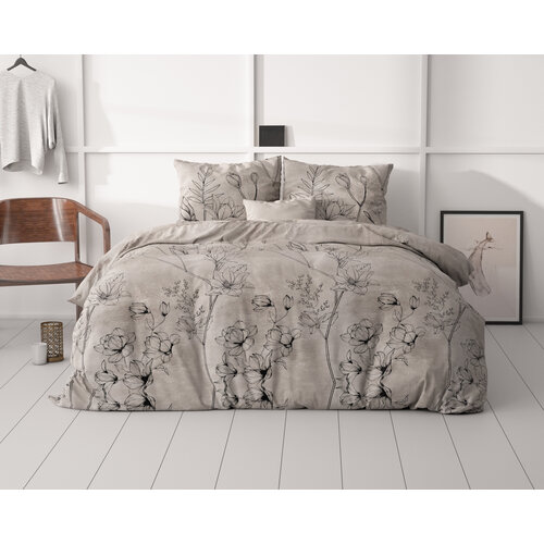Sleeptime Dekbedovertrek Dora Taupe