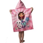 Gabby's poppenhuis Poncho / Badcape,  Music - 50 x 115 cm - Katoen