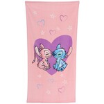 Disney Lilo & Stitch Strandlaken Love - 70 x 140 cm - Katoen