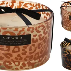 Koopman 2 Pack - Geurkaars In Glas - oud wood en tobacco&Amber