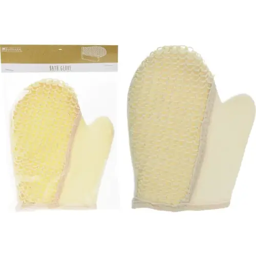 Koopman 5 Pack - Beige scrubhandschoen voor onder de douche of in bad.