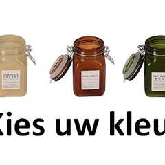 Koopman 3 Pack -Kaars In Pot 11cm 3ass Geur