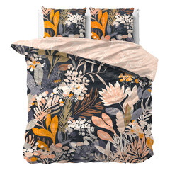 Dreamhouse Dekbedovertrek Mystical garden Zwart