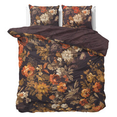 Dreamhouse Dekbedovertrek Art flowers Bruin