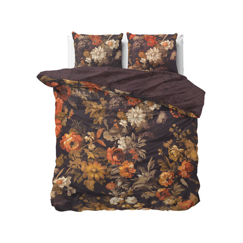 Dreamhouse Dekbedovertrek Art flowers Bruin