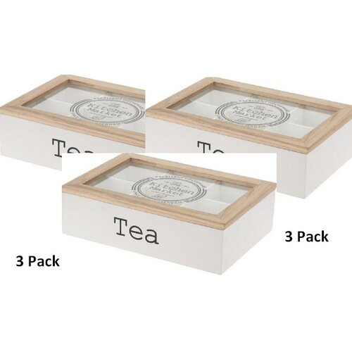 Koopman 3 Pack - Theekist Mdf 6 Vaks