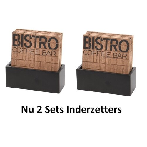 Koopman Onderzetter Set 11,5x4,5x10cm