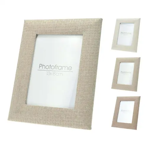 Koopman 3 Pack - Fotolijst Met Stof 20x25cm 3as