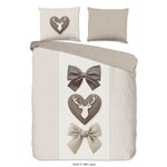 Good morning Dekbedovertrek flanel nr.33341 zand