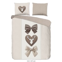 Good morning Dekbedovertrek flanel nr.33341 zand