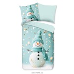 Good morning Dekbedovertrek flanel kids nr.33354 mint