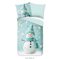 Good morning Dekbedovertrek flanel kids nr.33354 mint