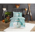 Good morning Dekbedovertrek flanel kids nr.33354 mint