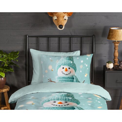 Good morning Dekbedovertrek flanel kids nr.33354 mint