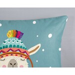 Good morning Dekbedovertrek flanel kids  nr.33383 petrol