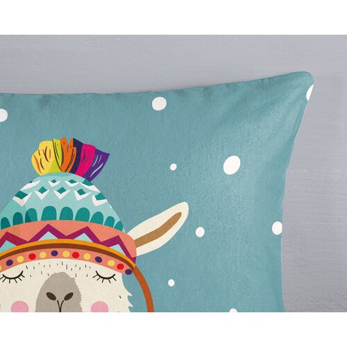 Good morning Dekbedovertrek flanel kids  nr.33383 petrol