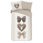 Good morning Dekbedovertrek flanel nr.33341 zand