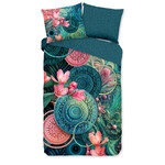 HIP Dekbedovertrek Zarha - katoen-satijn no.33345 petrol