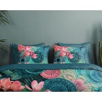 HIP Dekbedovertrek Zarha - katoen-satijn no.33345 petrol