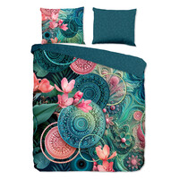 HIP Dekbedovertrek Zarha - katoen-satijn no.33345 petrol