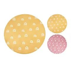 Koopman Vloerkleed Rond 100cm - Geel