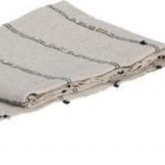 Koopman Streep Design Deken 130x170cm - Lichte tint