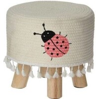 Koopman Kruk voor Kinderen - met Kwastjes - Lieveheersbeestje