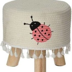 Koopman Kruk voor Kinderen - met Kwastjes - Lieveheersbeestje