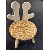 Koopman Stoeltje Kids 27x27cm - Giraffe