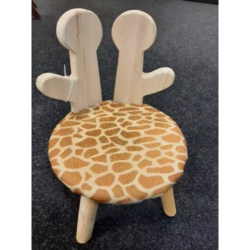 Koopman Stoeltje Kids 27x27cm - Giraffe