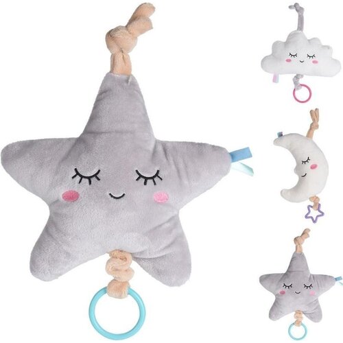 Koopman Pluche Muziekdoosje - Ster