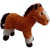 Koopman Paard Pluche 23cm - Bruin