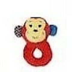 Koopman Baby  Pluche rammelaar 12x6x13cm - Aap