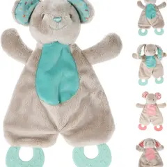 Koopman Baby Tutteldoekje Dier- Met Kleine blauwe oren